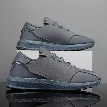 Легкие повседневные кроссовки для занятий спортом на открытом воздухе, однотонные, простые кроссовки со шнуровкой, низкие, большого размера, мужские C852 39