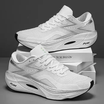 Легкие профессиональные марафонские кроссовки Flying Fire 3.0, гоночные спортивные кроссовки, амортизирующие кроссовки для спортивных тренировок 34 белый