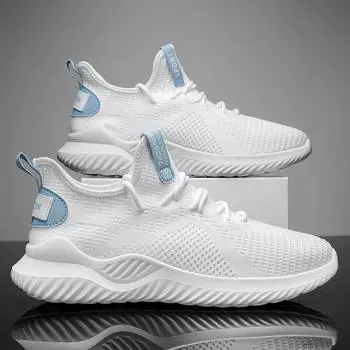 Легкие прогулочные кроссовки, мужские дышащие повседневные туфли для мужчин, модные удобные спортивные кроссовки для бега, мужские летние кроссовки 39 чёрный