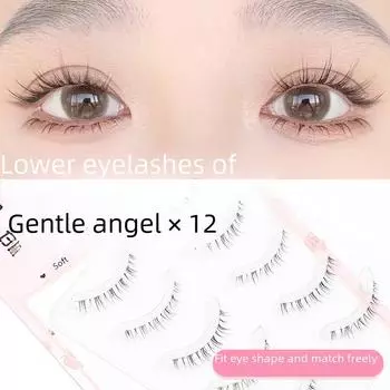 Легкие прозрачные накладные ресницы Yumei - Косплей в стиле комиксов (Пакет X12)