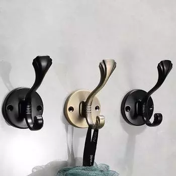 Легкие роскошные европейские антикварные крючки для одежды, влагостойкие, водонепроницаемые, настенные, одинарные крючки для прихожей, многофункциональные, из цинкового сплава