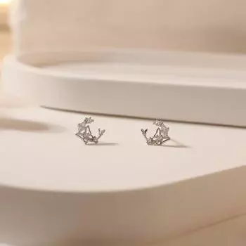 Легкие роскошные и высококачественные изогнутые серьги-бабочки из циркония Серьги из микропаветочного циркония Изысканные милые и универсальные серьги