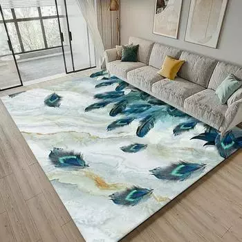 Легкие роскошные ковры для гостиной, современное украшение для спальни, ковер для дома, диван, журнальный столик, ковер, гардероб, балкон, коврик для ног 50x80cm