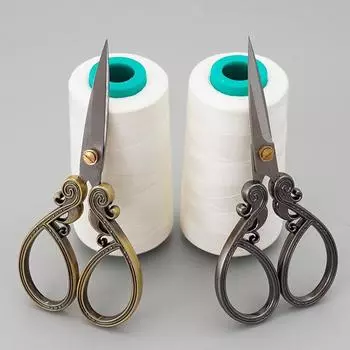 Легкие роскошные маленькие ножницы из нержавеющей стали для вышивки крестом, винтажные ножницы в стиле барокко - модель Ruyi