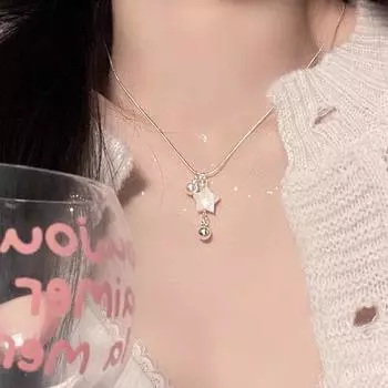 Легкие роскошные минималистичные подвески в виде звезд и пентаграмм, ожерелья для женщин и девочек, милые милые ожерелья, ювелирные изделия, аксессуары, подарки