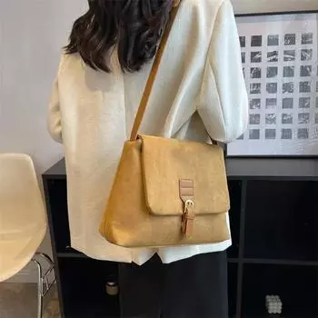 Легкие роскошные модные сумки через плечо для женщин, новые повседневные карманы с клапаном, удобные ткани, застежка-молния, женские сумки