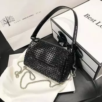 Легкие роскошные мягкие сумки через плечо из искусственной кожи с застежкой-молнией и ромбовидным узором, трендовые сумки через плечо, простота, горячая распродажа женских сумок