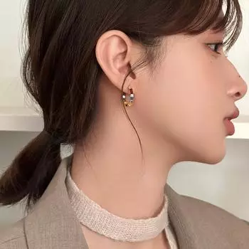 Легкие роскошные новые французские ретро эмалевые контрастные серьги женские модные изысканные и универсальные высококачественные новые серьги copper