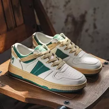 Легкие роскошные ретро литературные белые туфли нишевая обувь в стиле Гонконга для молодых студентов повседневная универсальная обувь для моральной подготовки мужчин 39