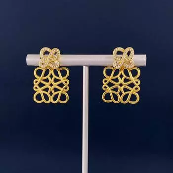 Легкие роскошные серьги-гвоздики в металлическом стиле, женские модные полые квадратные персонализированные геометрические серьги с бриллиантами, модные серьги серебряный