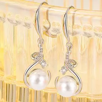 Легкие роскошные серьги High Sense New, искусственный жемчуг ABS, модные серьги-подвески, женская мода, соответствующий стиль