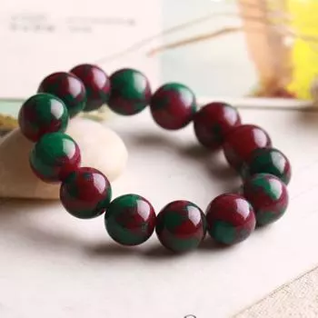 Легкие роскошные украшения для рук Senior Sense круглые бусины ручная цепочка простые каменные бусины браслет унисекс красный