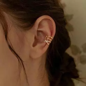 Легкие роскошные высококачественные элегантные серьги-клипсы без пирсинга женские нишевые ретро серьги-клипсы 925