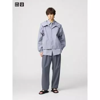 Легкие спортивные брюки Uniqlo Sweatwide 31 BEIGE/MEN XXL