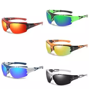 Легкие спортивные солнцезащитные очки с поляризацией UV400, велосипедные очки для мужчин и женщин, уличный бег, вождение, рыбалка золотой