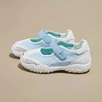 Легкие туфли мэри джейн женские парусиновые туфли женские лоферы на низком клиновидном каблуке модные лоскутные сетчатые туфли женские туфли-балетки с ремешками 35