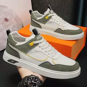 Легкие удобные повседневные кроссовки для активного отдыха Spirng New Trend Мужские спортивные кроссовки на платформе Кроссовки для тенниса Кроссовки для пешего туризма 39 чёрный