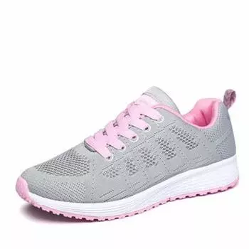 Легкие удобные сетчатые дышащие кроссовки унисекс для спорта и бега 37