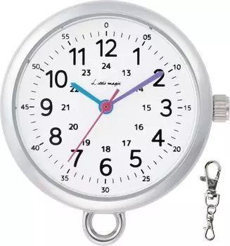 [Легкие, удобные в использовании, легко различимые] Японские кварцевые легкие цветные карманные часы-брелок для медсестры, сделанные в Японии [Little Magic]