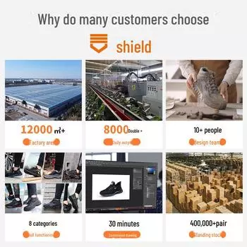 Легкие защитные ботинки для мужчин 2025 года: Противоударные, противопрокольные, удобные, дышащие, идеально подходят для длительного использования