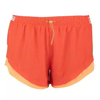 Легкие женские беговые шорты на подкладке NEW BALANCE L оранжевый
