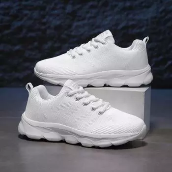 Легкие женские кроссовки из дышащей сетки — коллекция осень 2024 г. 38