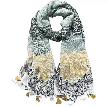 Легкие женские модные зимне-осенние теплые шарфы с цветочным принтом, шарф, шаль 180*85