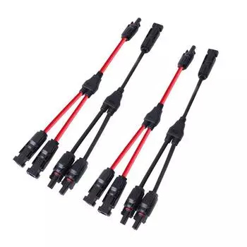 Легкий 3-сторонний параллельный соединитель, универсальный адаптер для ответвлений солнечных батарей, распределитель кабелей для солнечных панелей, водонепроницаемая розетка