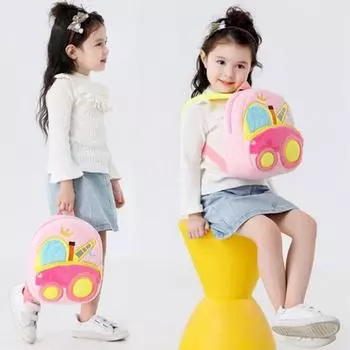 Легкий 3D мультфильм плюшевый школьный ранец милый ранний образовательный мешок для студентов style 12