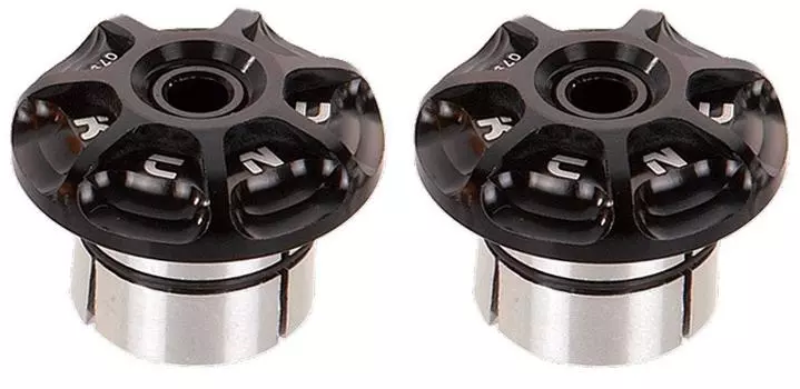 Легкий алюминиевый наконечник руля велосипеда KCNC, заглушка руля, черная, 18-25 мм чёрный