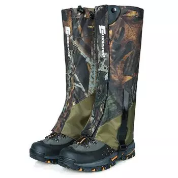 Легкий чехол для ног на открытом воздухе для взрослых, защита лыжных ног, рукав для ног от снега камуфляжный