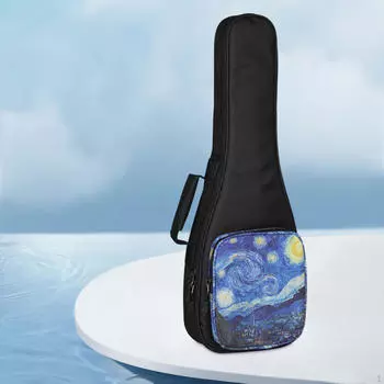 Легкий чехол для переноски укулеле с водонепроницаемыми функциями и регулируемыми ремнями 21inch