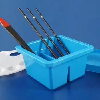 Легкий держатель для акварельной ручки, дизайн слотов, новая квадратная шайба синий