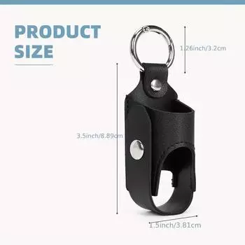 Легкий дорожный кожаный чехол для хранения ингалятора, компактный держатель для ингалятора от астмы, защитный чехол One Size