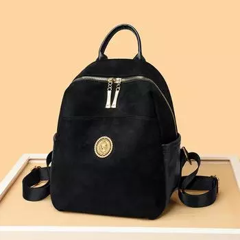 Легкий дорожный рюкзак, школьный рюкзак, рюкзак большой вместимости, противоугонный рюкзак чёрный