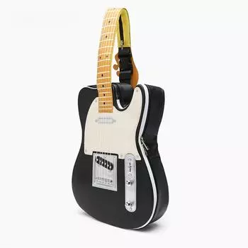 Легкий гитарный рюкзак Trend Водонепроницаемая сумка через плечо Personality Motorcycle Rock Style чёрный