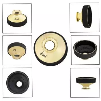 Легкий глушитель LADE из АБС-пластика для альт-саксофона Sax золотой