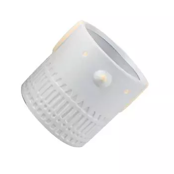 Легкий и портативный керамический цветочный горшок - для сада, цветочные горшки, растения, простая в обслуживании дренажная система, травы белый