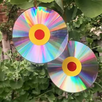 Легкий инструмент для отпугивания птиц, профессиональный набор светоотражающих дисков для отпугивания птиц