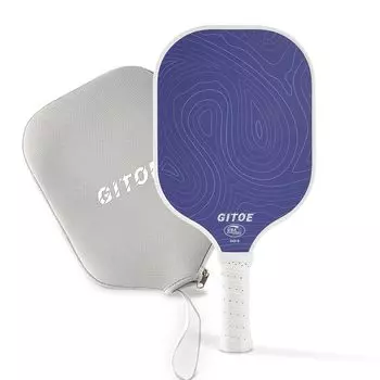 Легкий клюшка Pickleball из углеродного волокна, одобренная USAPA, одинарная полипропиленовая сотовая удобная рукоятка и лопатка, подарочный набор лопаток Pickleball