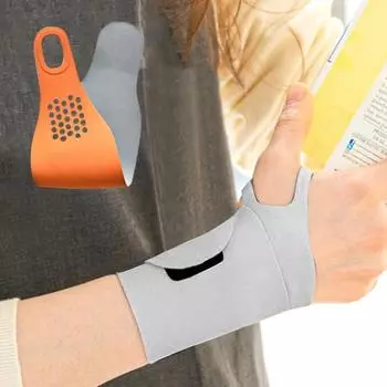 Легкий компрессионный ремешок на запястье, высокоэластичный защитный пояс для запястья на открытом воздухе оранжевый