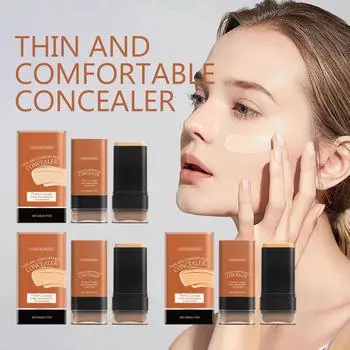 Легкий корректор-основа-стик Увлажняющий и освежающий увлажняющий легкий корректор-основа-стик для ухода за кожей Увлажняющий тональный крем-стик One Size