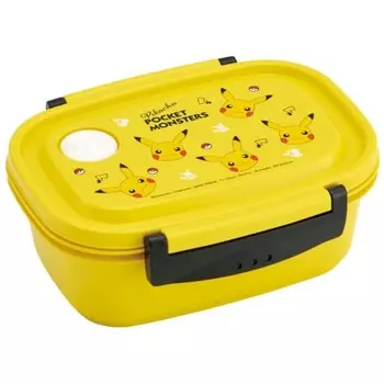 Легкий ланч-бокс Skater Easy Pocket Monster Pikachu Face M 550 мл, герметичный контейнер для хранения в микроволновой печи, изготовлен в Японии, XPM4-A