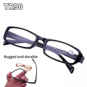 Легкий материал, новые и старые очки для чтения, линзы высокой четкости, прочные и безопасные +1 -- +4 1