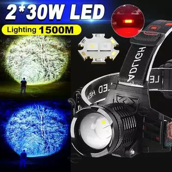 Легкий налобный фонарь, мощный светодиодный налобный фонарь, регулируемый налобный фонарь, практичный рабочий фонарь, водонепроницаемый фонарь A-Head lamp