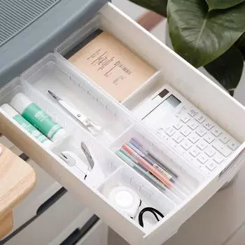 Легкий органайзер для ящиков, экономящий место, разделители для лотков в современном домашнем офисе L