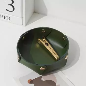 Легкий практичный привлекательный складной поднос премиум-класса, витрина для ювелирных изделий, косметический органайзер, коробка для хранения монет, коробка для хранения S оранжевый