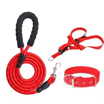 Легкий премиальный канат не повредит вашу руку, если ваш питомец будет тянуть слишком сильно.