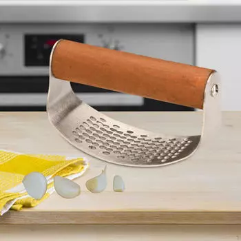 Легкий пресс для чеснока Rocker для легкого измельчения орехов и имбиря Straight Handle