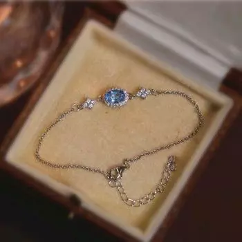 Легкий роскошный элегантный простой браслет из циркония для женщин и девочек, элегантный браслет с улучшенным чувством темперамента, ювелирные изделия, подарки